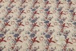 Natural White Dye Handblock Ajrakh Printed Cotton Fabric - Image 2