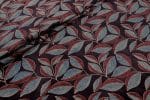 Natural Black Dye Handblock Ajrakh Printed Cotton Fabric