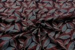 Natural Black Dye Handblock Ajrakh Printed Cotton Fabric - Image 3
