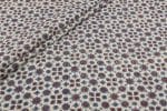 Natural White Dye Handblock Ajrakh Printed Cotton Fabric