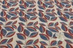 Natural White Dye Handblock Ajrakh Printed Cotton Fabric - Image 2