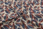 Natural White Dye Handblock Ajrakh Printed Cotton Fabric - Image 3