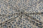 Natural White Dye Handblock Ajrakh Printed Cotton Fabric - Image 3
