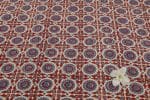 Natural White Dye Handblock Ajrakh Printed Cotton Fabric - Image 2