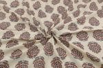 Natural White Dye Handblock Ajrakh Printed Cotton Fabric - Image 3