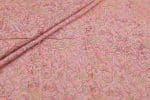 Baby Pink Floral Handblock Printed 100% Pure Soft Cotton Fabric