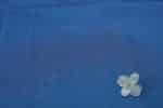 Two-Tone Blue Handwoven Zari Border Pure Cotton Fabric - Image 2