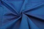 Two-Tone Blue Handwoven Zari Border Pure Cotton Fabric - Image 3