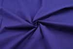 Purple Blue Handwoven Zari Border Pure Cotton Fabric - Image 3