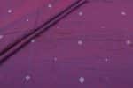 Rouge Purple Woven Design Flowy HandLoom Pure Soft Cotton Fabric
