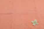 Pinkish Orange Handloom Woven Zari Motif Pure Soft Linen Fabric - Image 2