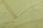 Olive Green Handloom Woven Zari Motif Pure Soft Linen Fabric
