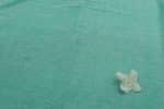 Turquoise Flowy HandLoom Pure Soft Cotton Fabric - Image 2
