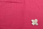 Dark Pink Flowy HandLoom Pure Soft Cotton Fabric - Image 2