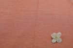 Pinkish Orange Flowy HandLoom Pure Soft Cotton Fabric - Image 2