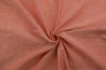 Pinkish Orange Flowy HandLoom Pure Soft Cotton Fabric - Image 3