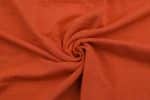 Tomato Orange Flowy HandLoom Pure Soft Cotton Fabric - Image 3