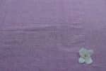 Pastel Purple Flowy HandLoom Pure Soft Cotton Fabric - Image 2