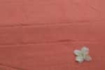 Salmon Pink Flowy HandLoom Pure Soft Cotton Fabric - Image 2
