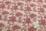 Beige Colour Bagru Handblock Printed Cotton Fabric - Image 2