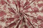 Beige Colour Bagru Handblock Printed Cotton Fabric - Image 3