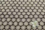 Natural Black Bagru Handblock Printed Cotton Fabric - Image 2