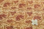 Daisy Yellow Bagru Handblock Printed Cotton Fabric - Image 2