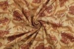 Daisy Yellow Bagru Handblock Printed Cotton Fabric - Image 3