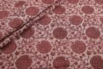 Indian Red  Bagru Handblock Printed Cotton Fabric