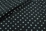 Natural Black Bandhani Tie Dye 100% Pure Soft Cotton Satin Finish Fabric