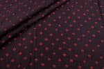 Black Bandhani Tie Dye 100% Pure Soft Cotton Satin Finish Fabric