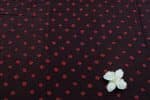 Black Bandhani Tie Dye 100% Pure Soft Cotton Satin Finish Fabric - Image 2