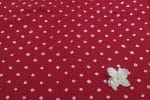 Ruby Red Bandhani Tie Dye 100% Pure Soft Cotton Satin Finish Fabric - Image 2