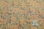 Auburn Red Floral Handblock Printed 100% Pure Soft Cotton Fabric - Image 2