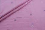 Light Purple Woven Design Flowy HandLoom Pure Soft Cotton Fabric