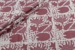 Blush Pink Bagru Handblock Printed Cotton Fabric