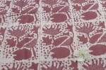 Blush Pink Bagru Handblock Printed Cotton Fabric - Image 2