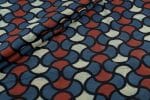 Natural Indigo Blue Dye Handblock Ajrakh Printed Cotton Fabric