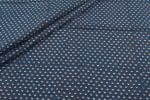 Natural Indigo Blue Dye Handblock Ajrakh Printed Cotton Fabric