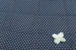 Natural Indigo Blue Dye Handblock Ajrakh Printed Cotton Fabric - Image 2