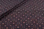 Natural Indigo Blue Dye Handblock Ajrakh Printed Cotton Fabric