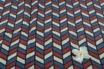 Natural Indigo Blue Dye Handblock Ajrakh Printed Cotton Fabric - Image 2