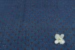 Natural Indigo Blue Dye Handblock Ajrakh Printed Cotton Fabric - Image 2