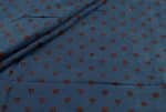 Natural Indigo Blue Dye Handblock Ajrakh Printed Cotton Fabric