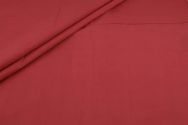 Auburn Red Handwoven Mangalgiri 100% Pure Cotton Fabric