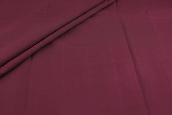 Pre-Cut 1.45m Wine Red Handwoven Mangalgiri 100% Pure Cotton Fabric