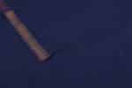 Oxford Blue Handwoven Zari Border Pure Cotton Fabric