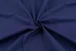 Oxford Blue Handwoven Zari Border Pure Cotton Fabric - Image 3