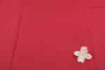 Bright Red Handwoven Zari Border Pure Cotton Fabric - Image 2