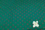 Jungle Green Bandhani Tie Dye 100% Pure Soft Cotton Satin Finish Fabric - Image 2